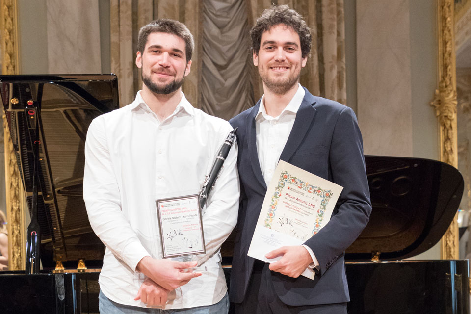 Winners of the 2017 award "Adriatic LNG dà il LA ai giovani musicisti veneti" 