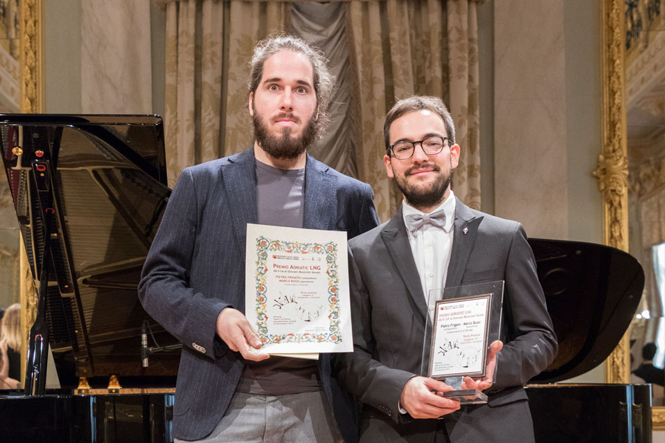 Winners of the 2017 award "Adriatic LNG dà il LA ai giovani musicisti veneti" 